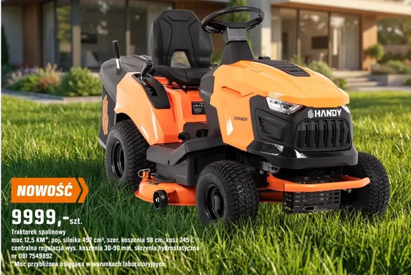Traktorek spalinowy promocja w OBI