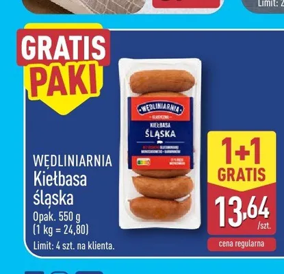 Kiełbasa śląska Wędliniarnia promocja w Aldi