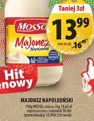 Majonez napoleoński promocja w Arhelan