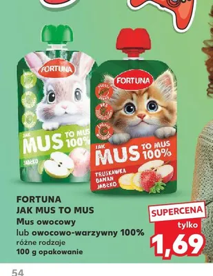 Mus Fortuna Jak Mus To Mus promocja w Kaufland