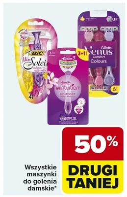 Maszynki do golenia damskie Miss Soleil promocja w Carrefour