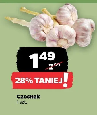 Czosnek promocja w Netto