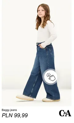 Jeansy baggy C & A promocja w C&A
