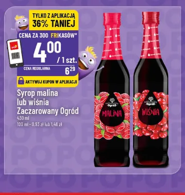 Syrop malina Zaczarowany Ogród promocja w POLOmarket