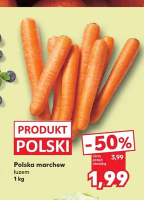 Marchew polska promocja w Kaufland