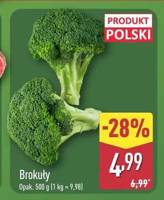 Brokuły promocja w Aldi