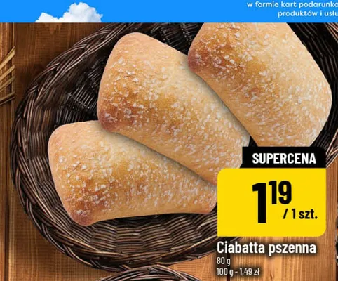 Ciabatta pszenna promocja w POLOmarket