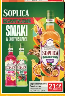Likier Soplica Egzotyczna Kaktus promocja w Makro
