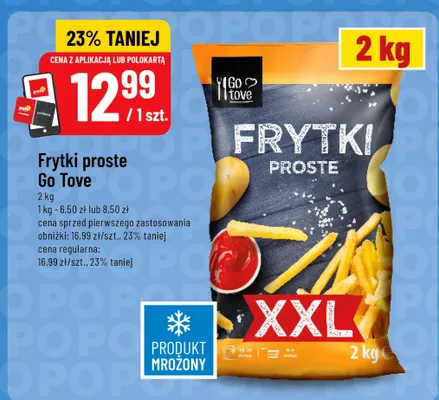 Frytki proste Go Tove promocja w POLOmarket