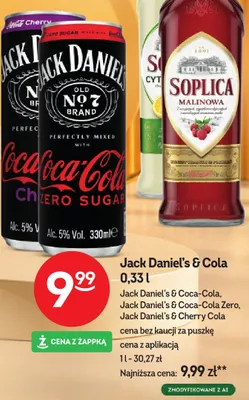 Jack Daniel's & Coca-Cola Zero promocja w Żabka