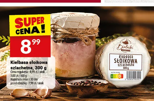 Kiełbasa słoikowa szlachetna Białecki Wędzarnia promocja w Twój Market
