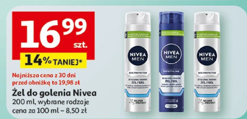 Żel do golenia, wybrane rodzaje promocja w Auchan