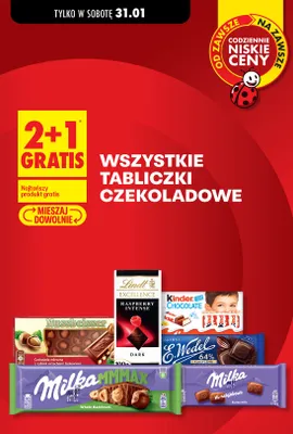 Czekolada Nussbeisser mleczna z całymi orzechami laskowymi promocja w Biedronka