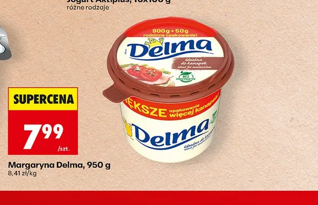 Margaryna Delma promocja w Biedronka