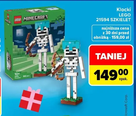 Klocki LEGO 21594 Szkielet promocja w Carrefour