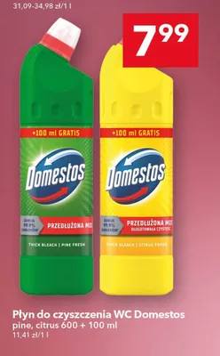 Płyn do czyszczenia WC citrus 600ml + 100ml promocja w LEWIATAN