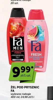 Żel pod prysznic Fa Men Attraction Force promocja w Euro Sklep