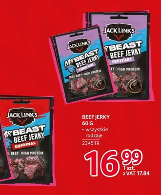 Beef Jerky MrBeast Jack Link's promocja w Selgros