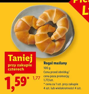 Rogal maślany promocja w Lidl