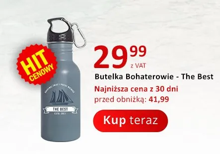 Butelka Bohaterowie The Best promocja w Poczta Polska
