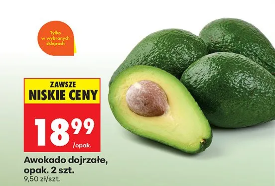 Awokado dojrzałe promocja w Biedronka