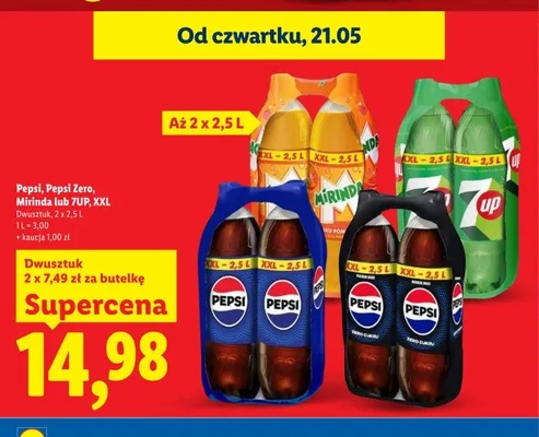 Napoje gazowane XXL promocja w Lidl