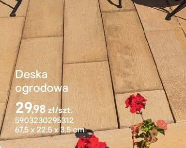 Deska ogrodowa promocja w Castorama