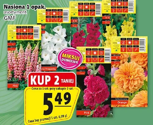 Nasiona 1 opak. asortyment promocja w Prim Market