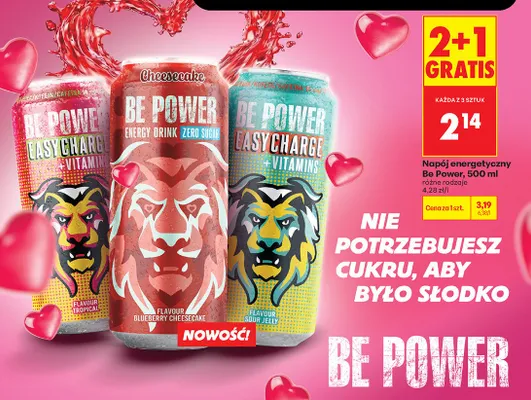Napój energetyczny Easycharge +vitamins Tropical promocja w Biedronka