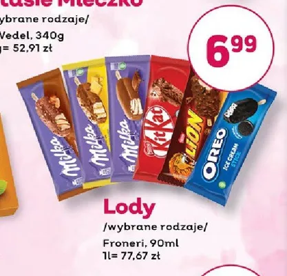 Lody na patyku KitKat promocja w Bliski