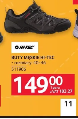 Buty męskie Hi-Tec promocja w Selgros