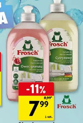 Płyn do naczyń Frosch owoc granatu promocja w Intermarche