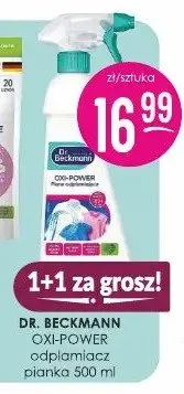Odplamiacz pianka Dr. Beckmann Oxi-Power promocja w Drogerie Jasmin