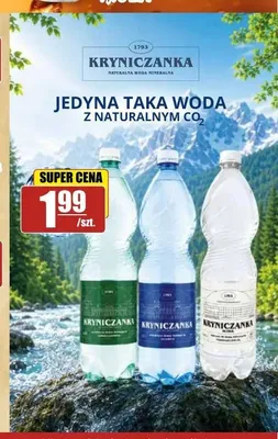 Woda mineralna Kryniczanka gazowana promocja w API Market