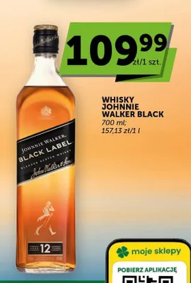 Whisky Johnnie Walker Black Label promocja w Euro Sklep