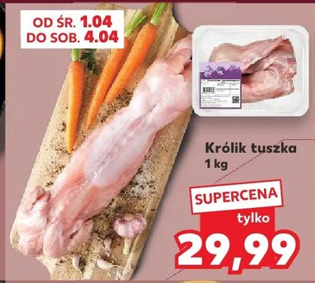 Królik tuszka promocja w Kaufland