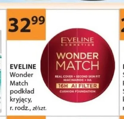 Podkład kryjący Eveline Wonder Match promocja w Drogerie Laboo
