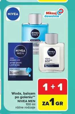 Woda po goleniu Nivea Men Hydrocare promocja w Carrefour Market