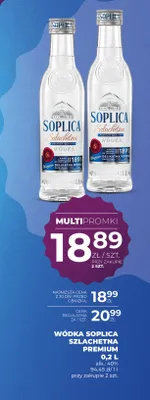 Wódka Soplica Szlachetna Premium promocja w Duży Ben