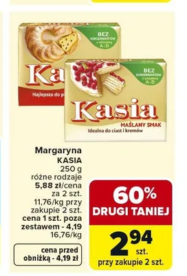 Margaryna Kasia Maślany Smak promocja w Carrefour Market