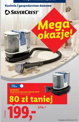 Urządzenie do czyszczenia tapicerki Silvercrest promocja w Lidl