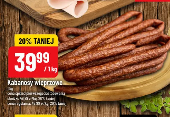 Kabanosy wieprzowe bio Wasąg promocja w POLOmarket