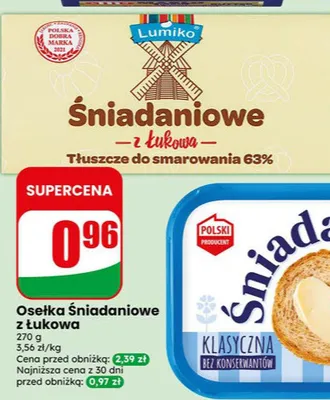 Osełka Śniadaniowe z Łukowa Lumiko promocja w Dino