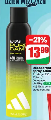 Dezodorant w sprayu, różne rodzaje promocja w Dino