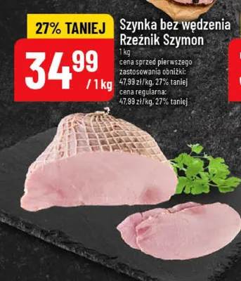 Szynka zawędzana Pikok promocja w POLOmarket