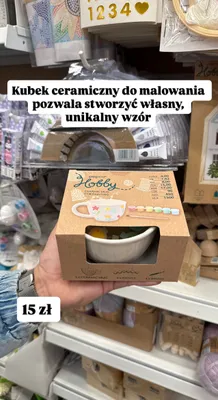 Kubek ceramiczny do malowania promocja w Pepco