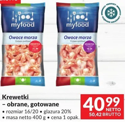 Krewetki - obrane, gotowane myfood promocja w Makro