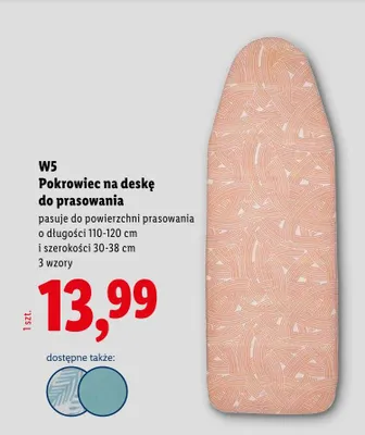 Pokrowiec na deskę do prasowania W5 promocja w Lidl