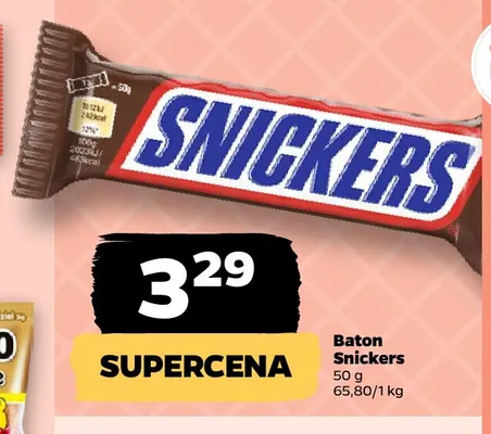 Baton Snickers promocja w Netto
