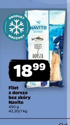 Filet z dorsza bez skóry Navito promocja w Netto